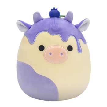 Squishmallows Benito, la Mucca torta ai mirtilli, 20 cm 2025