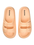 Sandali con plateau da donna Pesca chiaro