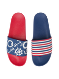 Ciabatte Buonumore Righe navy