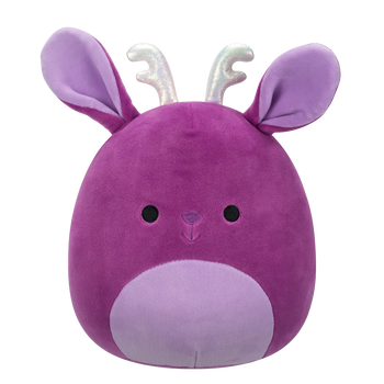 Squishmallows Maria Del Mar il jackalope viola con corna scintillanti, 20 cm