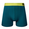 Boxer aderenti da uomo giallo e foglia di tè