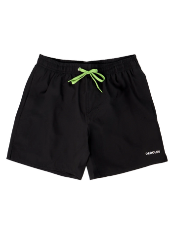Pantaloncini da bagno da uomo nero intenso
