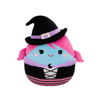Squishmallows Frances - La strega blu con i capelli rosa, 20 cm