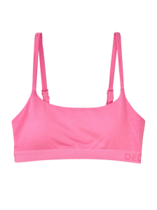 Bralette da donna in modal rosa begonia