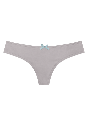 Slip brasiliano da donna grigio