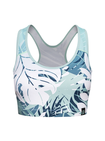 Top sportivo Buonumore Foglie blu