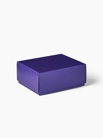 Confezione regalo fantasia in viola