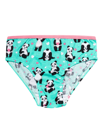 Slip Buonumore da bambina Panda e cuori