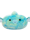 Squishmallows Stackables Reid lo pterodattilo blu tè con ali luccicanti, 30 cm