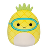 Squishmallows Maui l’ananas con maschera da sub, 20 cm