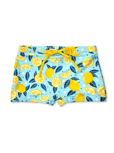 Pantaloncini da bagno elasticizzati Buonumore per bambini Limoni estivi