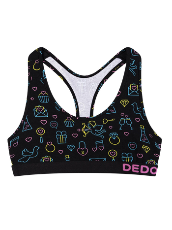 Bralette da donna Buonumore Amore al Neon
