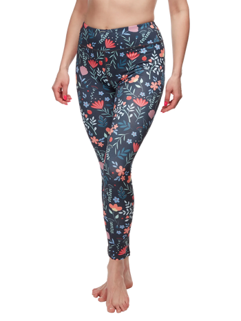 Leggings da palestra Buonumore Fiori da giardino