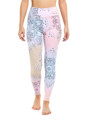Leggings da palestra Buonumore Mandala a pastello