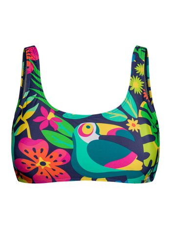 Top bikini sportivo Buonumore Tucano nella giungla