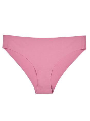 Slip senza cuciture da donna rosa antico