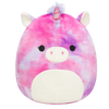 Squishmallows Lola l'unicorno viola e rosa, 20 cm