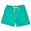 Pantaloncini da bagno da uomo verde turchese