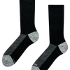 Calzini in lana di alpaca nero e grigio