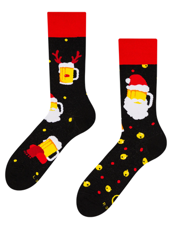 Calzini Buonumore Babbo Natale e birra