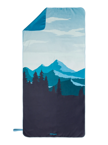 Telo in microfibra Montagne al mattino