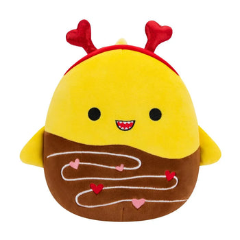 Squishmallows Chandler lo squalo giallo intinto nel cioccolato, 20 cm