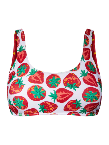 Top bikini sportivo Buonumore Fragole