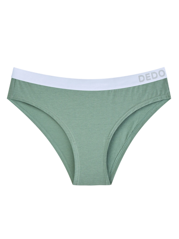 Slip da donna in modal verde salvia