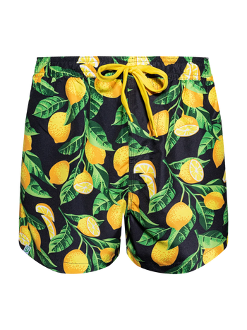 Pantaloncini da bagno Buonumore da uomo Limoni