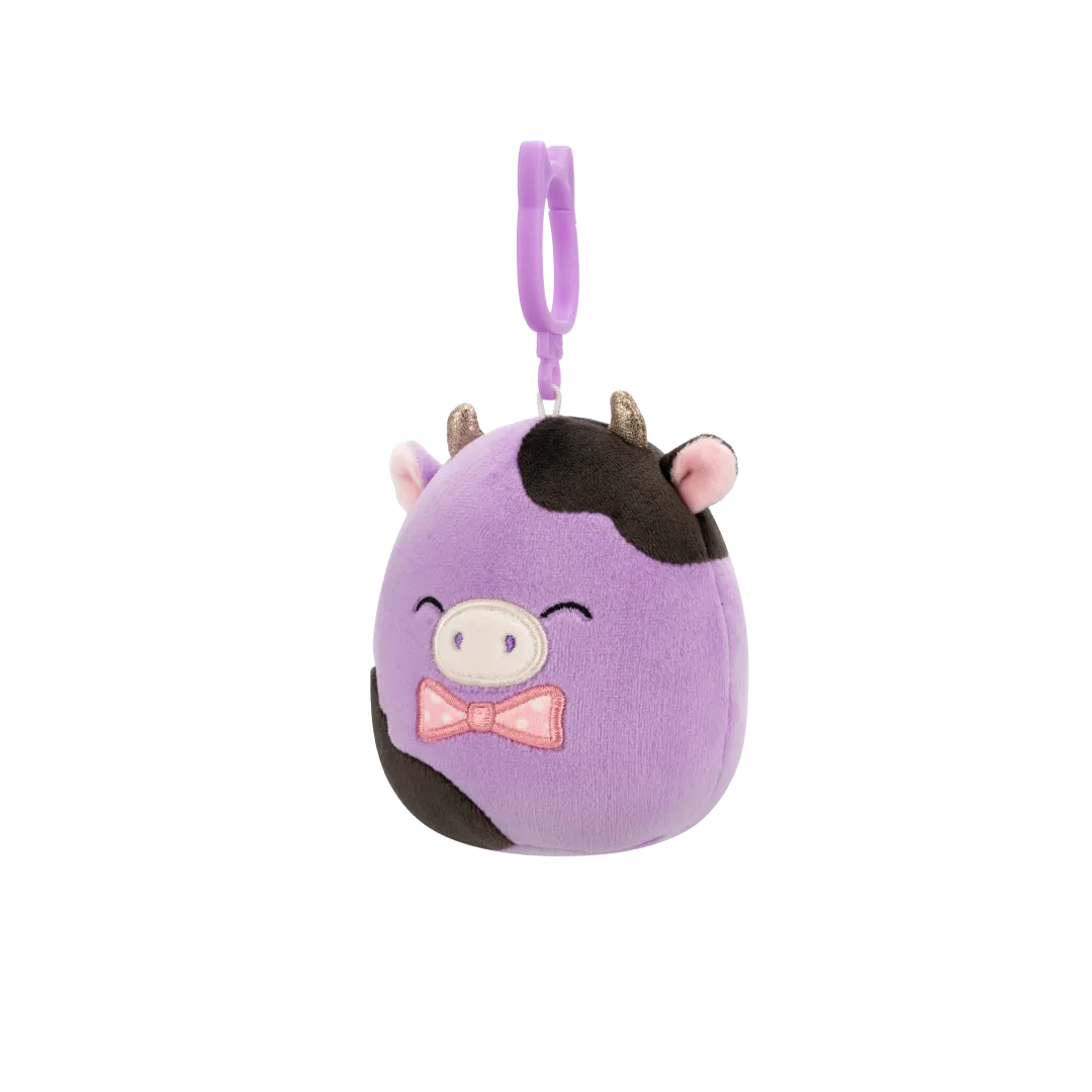squishmallows-clip-on-alexie-the-purple-and-black-cow-with-bowtie-9-cm-a2/a2574bbbde5f44b4e5b66ec28159b811c1a2fdf1