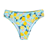 Slip bikini a vita media Limoni estivi