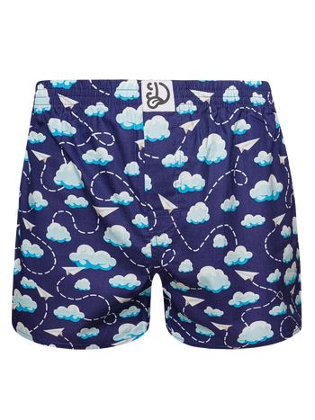 Boxer da uomo Aerei di carta e nuvole