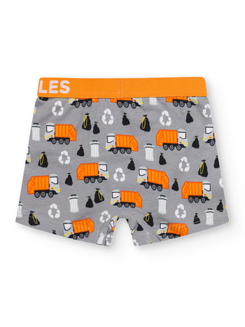 Boxer da bambino Buonumore Camion della spazzatura