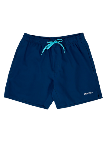 Pantaloncini da bagno da uomo blu scuro