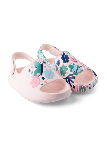 Sandali krocksy Buonumore stile chunky Foglie e farfalle