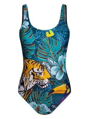 Costume intero Buonumore da donna Giungla tropicale