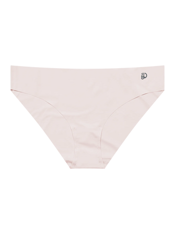 Slip senza cuciture da donna rosa chiaro