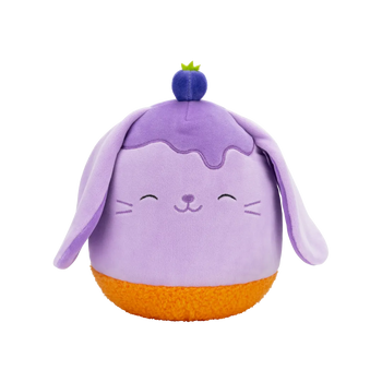 Squishmallows Hansel il coniglietto con cheesecacke blu mirtillo, 20 cm