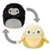 Squishmallows 2in1 Junie la banana/Aron il gorilla, 13 cm