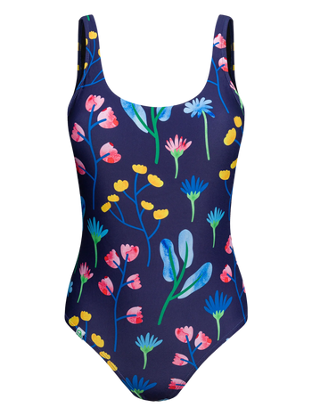 Costume intero Buonumore Fiori ad acquerello