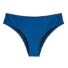 Slip bikini a vita media blu scuro