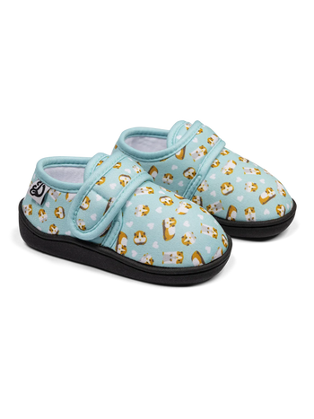 Pantofole da bambino Buonumore con velcro Porcellino d’India