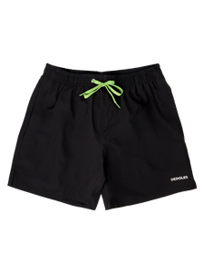 Pantaloncini da bagno da uomo nero intenso
