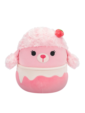 Squishmallows Chloe, il barboncino frappè alla fragola, 20 cm
