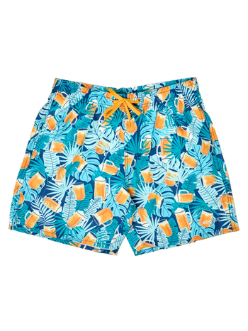 Pantaloncini da bagno Buonumore da uomo Birra tropical