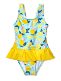 Costume da bagno Buonumore da bambina Limoni estivi