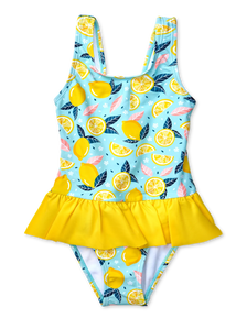 Costume da bagno Buonumore da bambina Limoni estivi