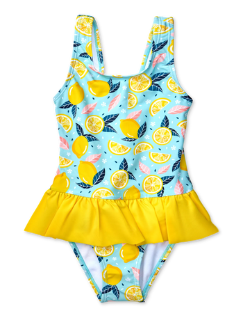 Costume da bagno Buonumore da bambina Limoni estivi