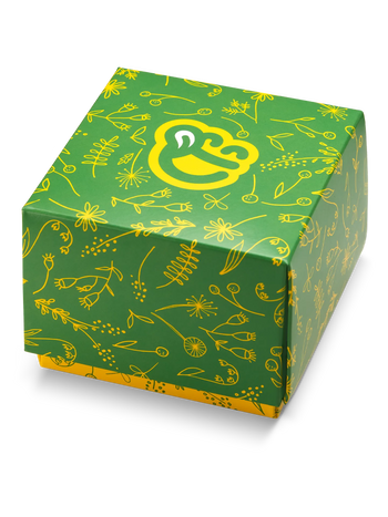 Confezione regalo quadrata Fiori primaverili