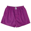 Boxer da uomo in fantasia blue e magenta
